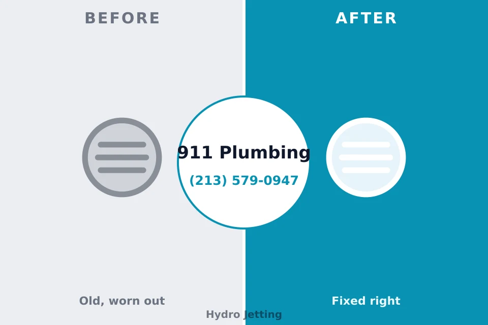 Before and after: plumbing company Camden, TN
